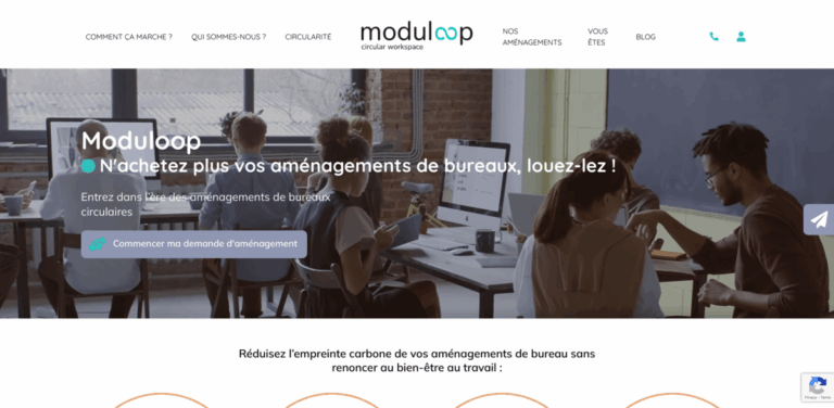 Moduloop: Flexible Office Furniture Rental for Sustainable Workspaces