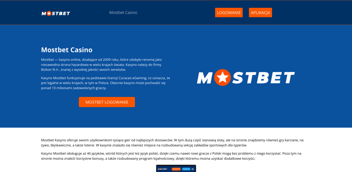 Mostbet Casino
