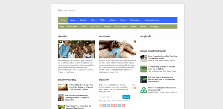 My Zero Waste: A Family’s Journey to Sustainable Living