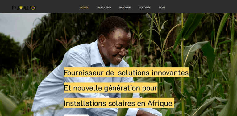 MyJouleBox: Optimizing Solar Energy Access Across Africa