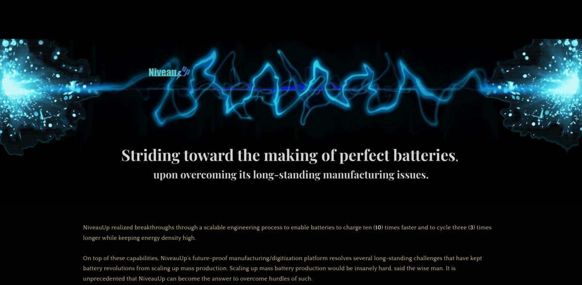 NiveauUp battery technology