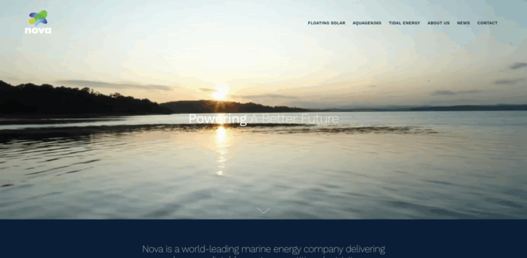 Nova Innovation: Transforming Marine Energy into Clean Electricity
