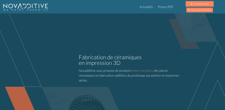 Novadditive: Custom 3D Ceramic Printing for Innovative Design