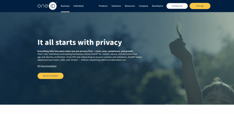 OneID®: Simplifying Secure Digital Identity Verification