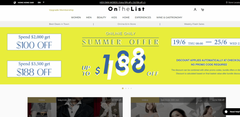 OnTheList: A Sustainable Shopping Experience with Exclusive Access