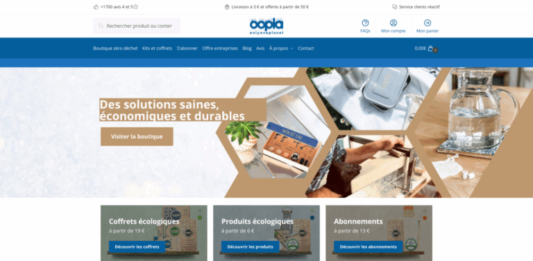 OOPLA: Healthy, Sustainable Solutions for Everyday Living