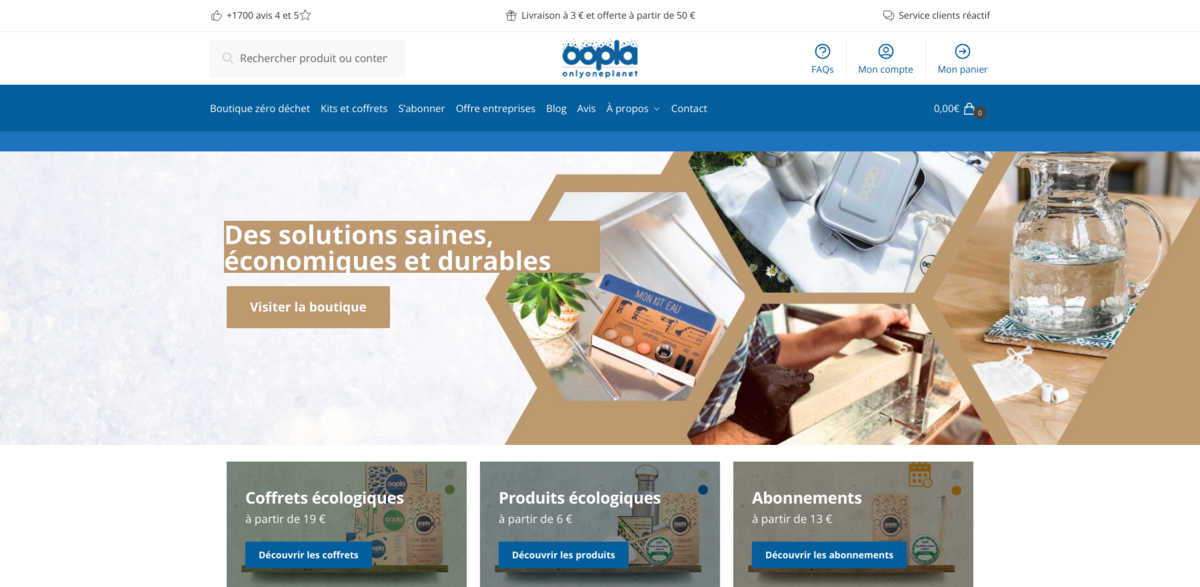 OOPLA sustainable solutions