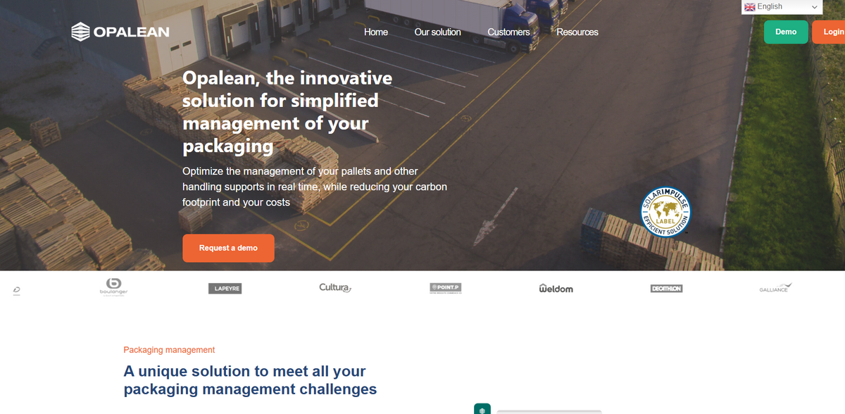 Opalean packaging management