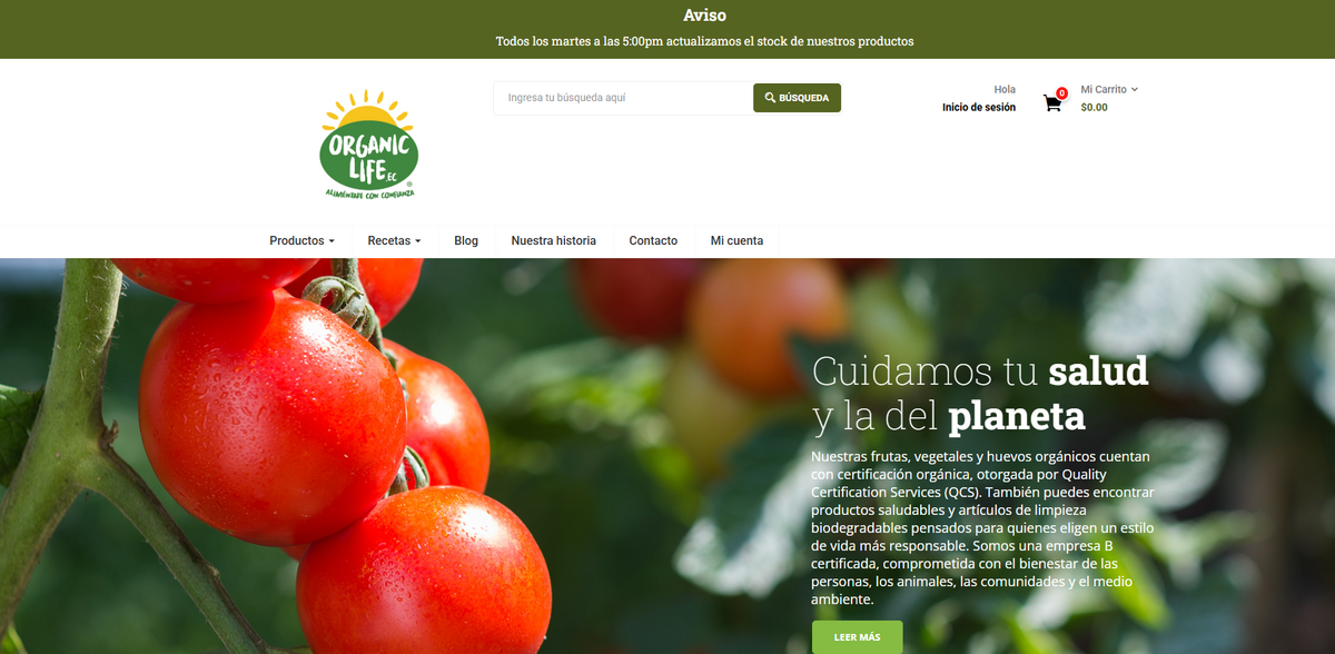 organic products delivery