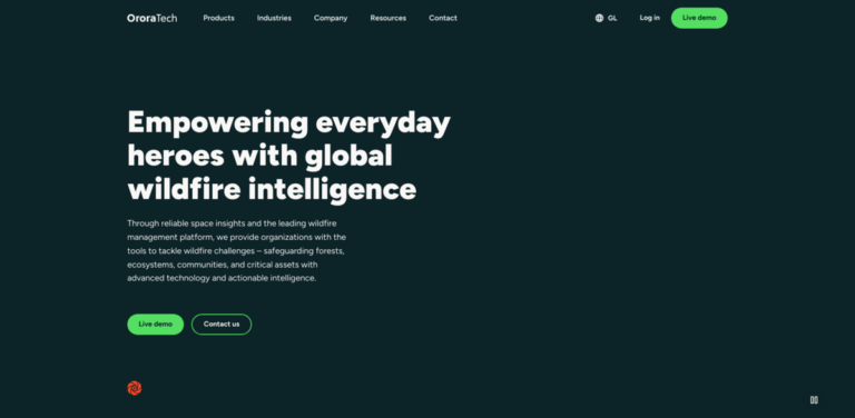 OroraTech: Real-Time Wildfire Detection and Management Solutions