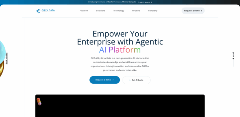 Oryx Data: Transforming Enterprises with OCT.AI for Enhanced Performance