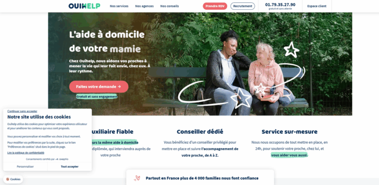 Ouihelp: Empowering Home Care for Seniors with Personalized Support