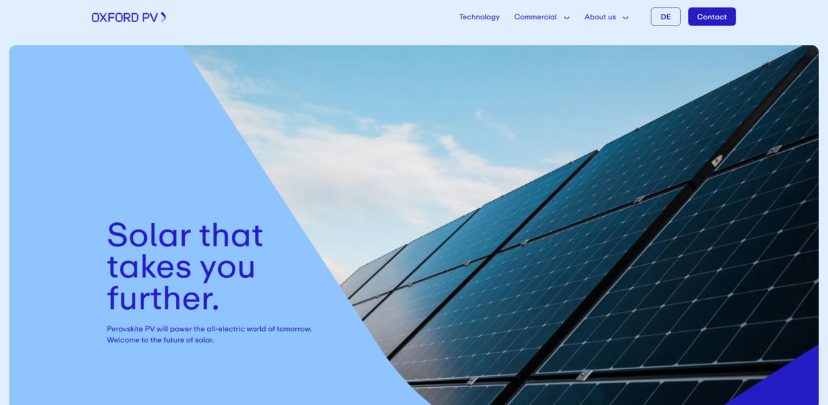 Perovskite solar technology