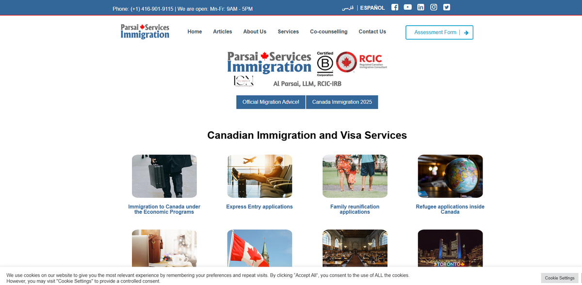 Canadian immigration services