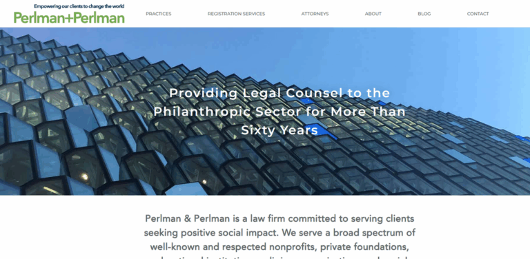 Perlman & Perlman: Legal Services for Nonprofits and Social Enterprises