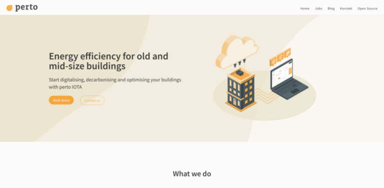pertoIOTA: Smart Building Management for Energy Efficiency