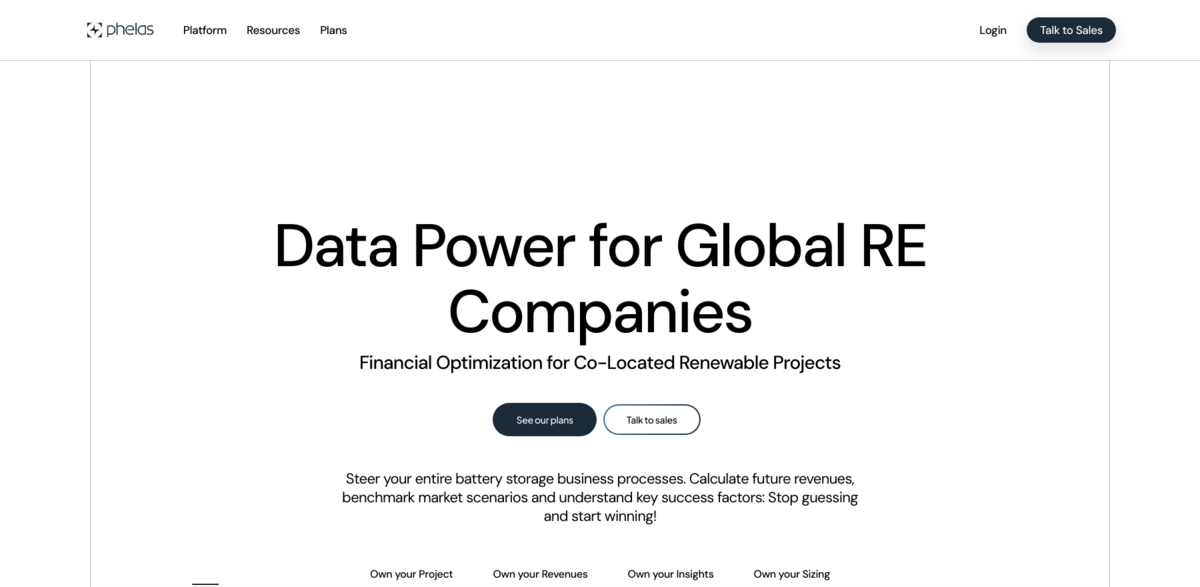 energy storage solutions