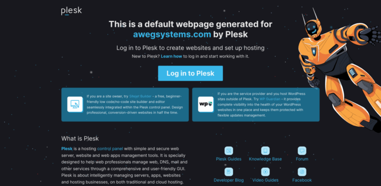 Plesk: Simplifying Web Management for Professionals