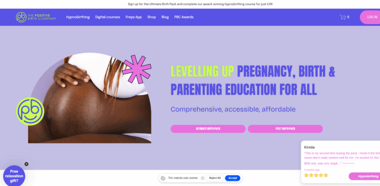 The Positive Birth Company: Empowering Parents Through Digital Education