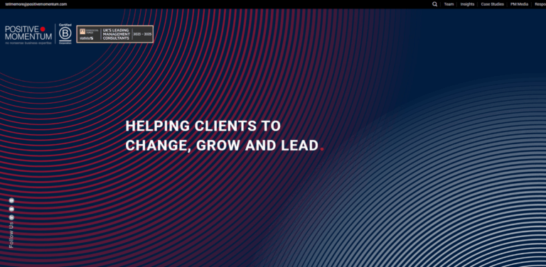 Positive Momentum: A Management Consultancy for Real-World Change