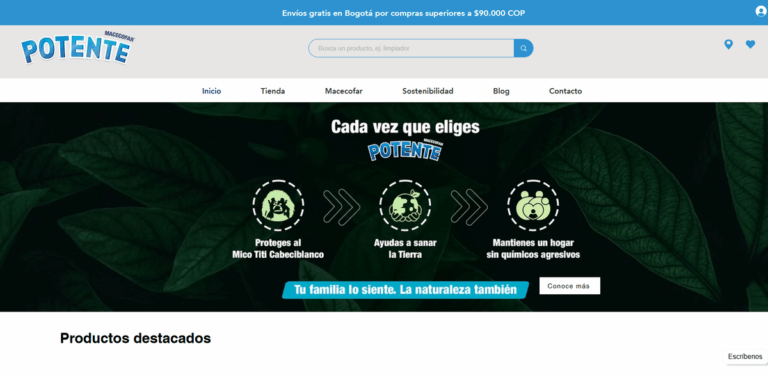 Potente – Macecofar: Sustainable Cleaning Products for a Greener Colombia