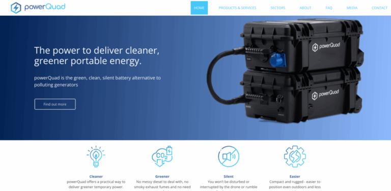 powerQuad: Clean and Silent Portable Energy Solutions for Every Need