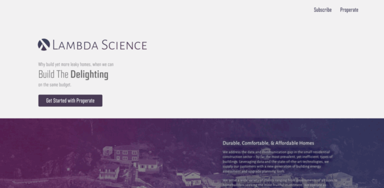 Properate: Transforming Residential Energy Efficiency with Innovative Tools