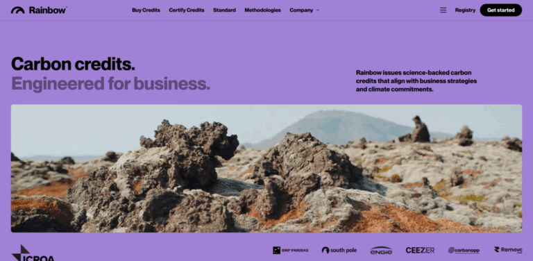 Rainbow: Science-Backed Carbon Credits for Business Sustainability