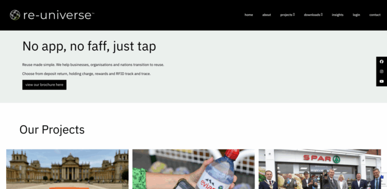 Re-universe: Simplifying Reuse for Businesses and Communities