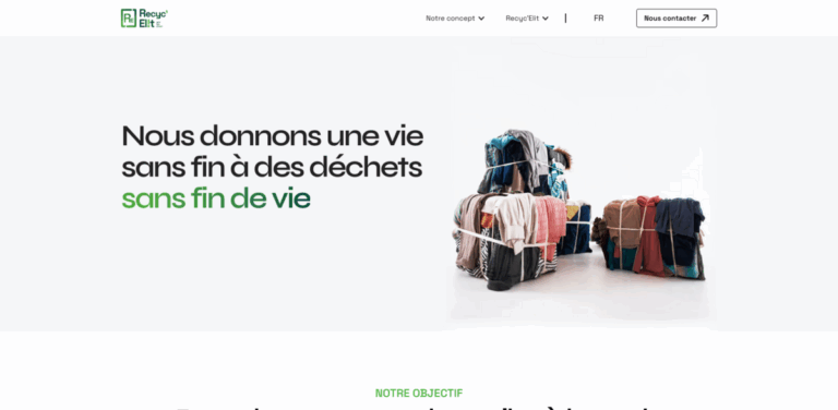 Recyc’Elit: Transforming Textile Waste into High-Quality Raw Materials