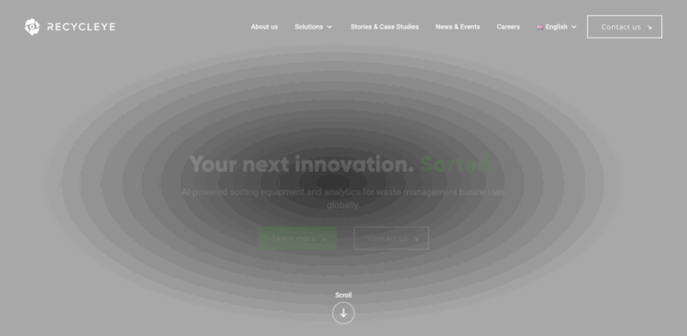 Recycleye: AI-Powered Waste Sorting Solutions for Efficient Resource Recovery