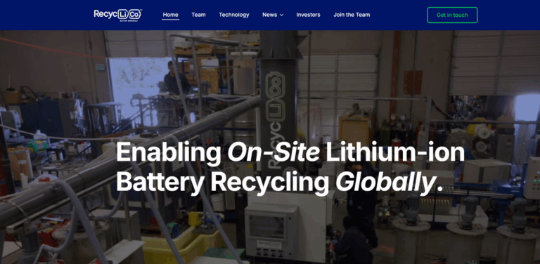 RecycLiCo Battery Materials: Sustainable Lithium-Ion Battery Recycling