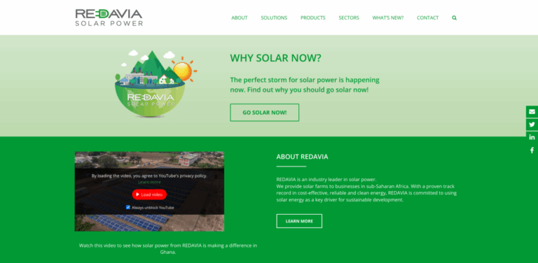 REDAVIA: Delivering Clean Solar Energy Solutions for Africa