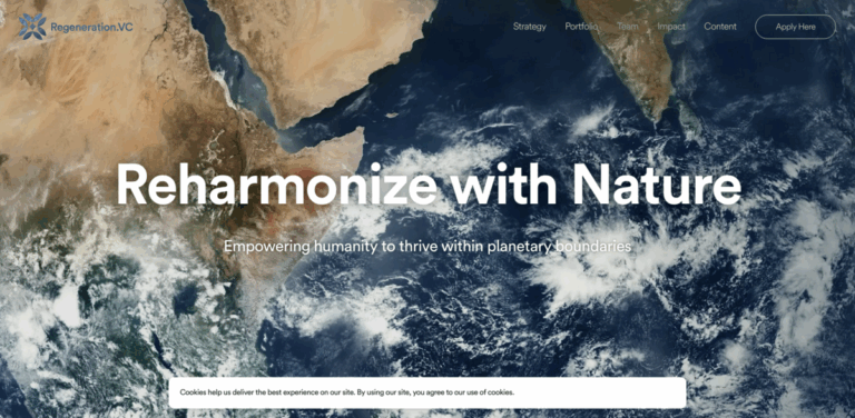 Regeneration.VC: Investing in Early-Stage Consumer ClimateTech for a Sustainable Future