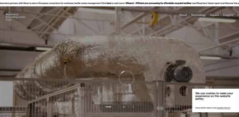 Resortecs: Innovating Textile Recycling for a Sustainable Future