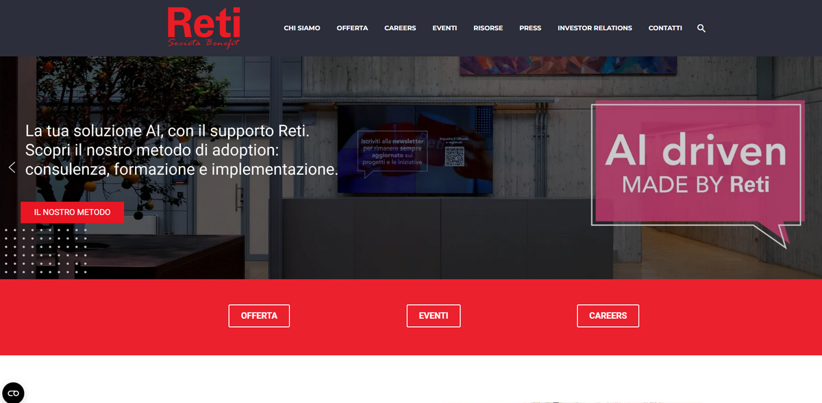 Reti S.p.A. digital transformation