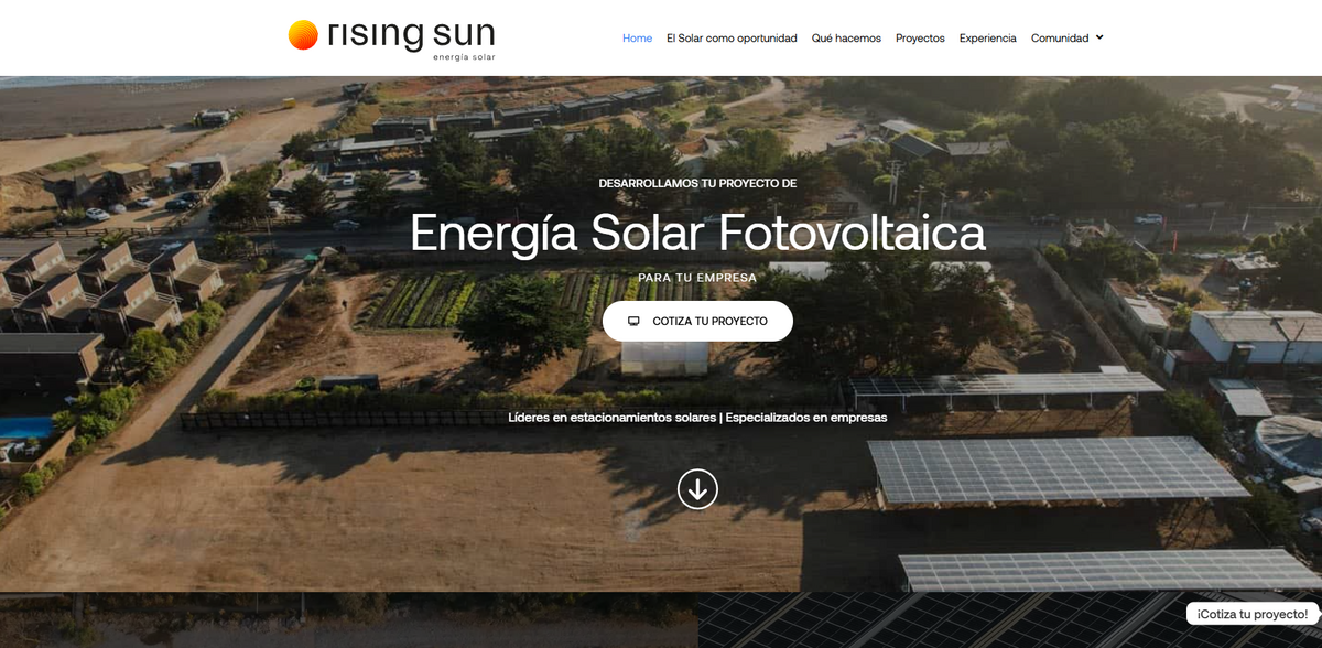 Rising Sun Chile solar energy
