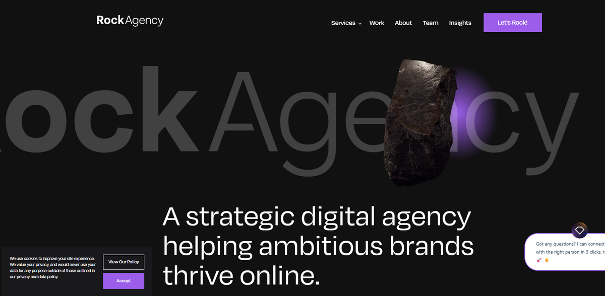Rock Agency: Creative Solutions for Web Design and Digital Marketing