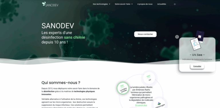 SANODEV: Experts in Chemical-Free Disinfection Solutions