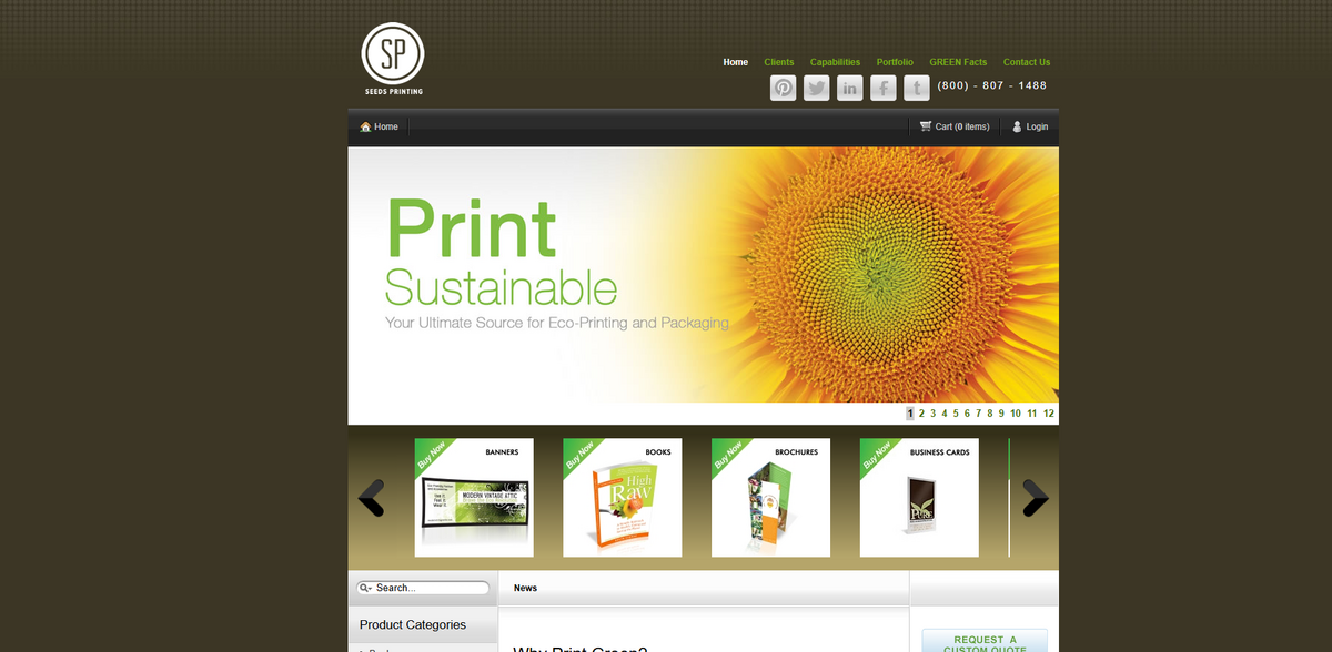 green printing