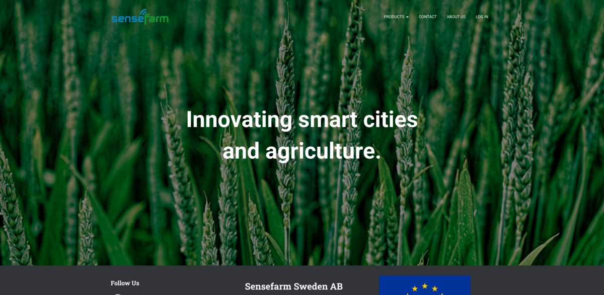 Sensefarm smart cities precision farming