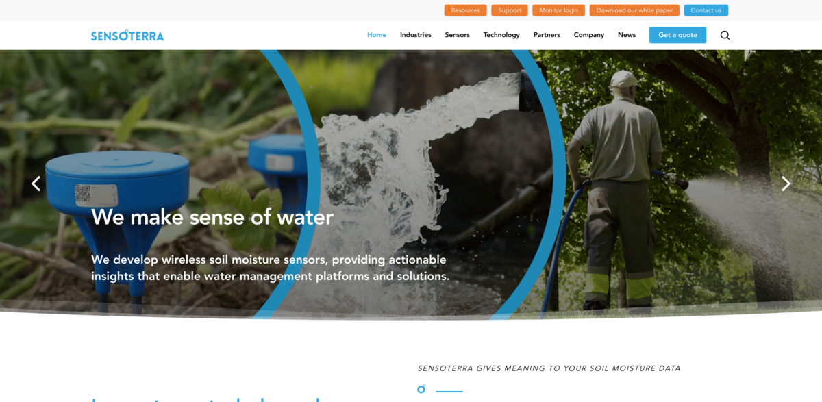 Sensoterra soil moisture sensors
