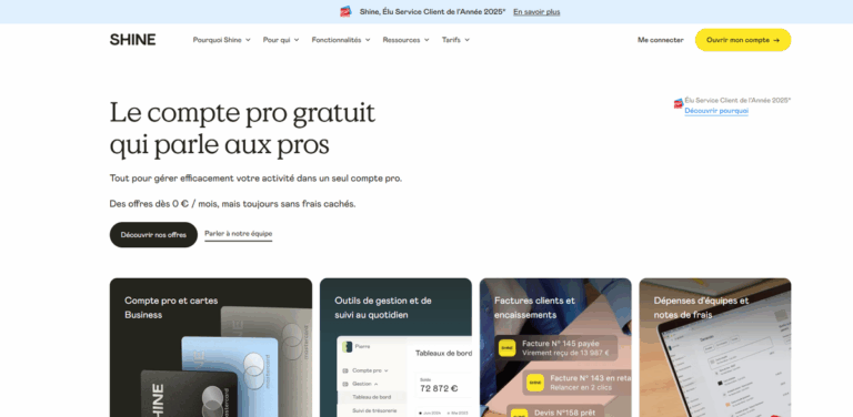 Shine: A Transparent Banking Solution for Professionals