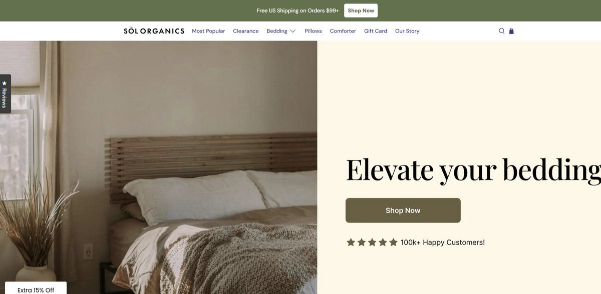 ethical luxury bedding