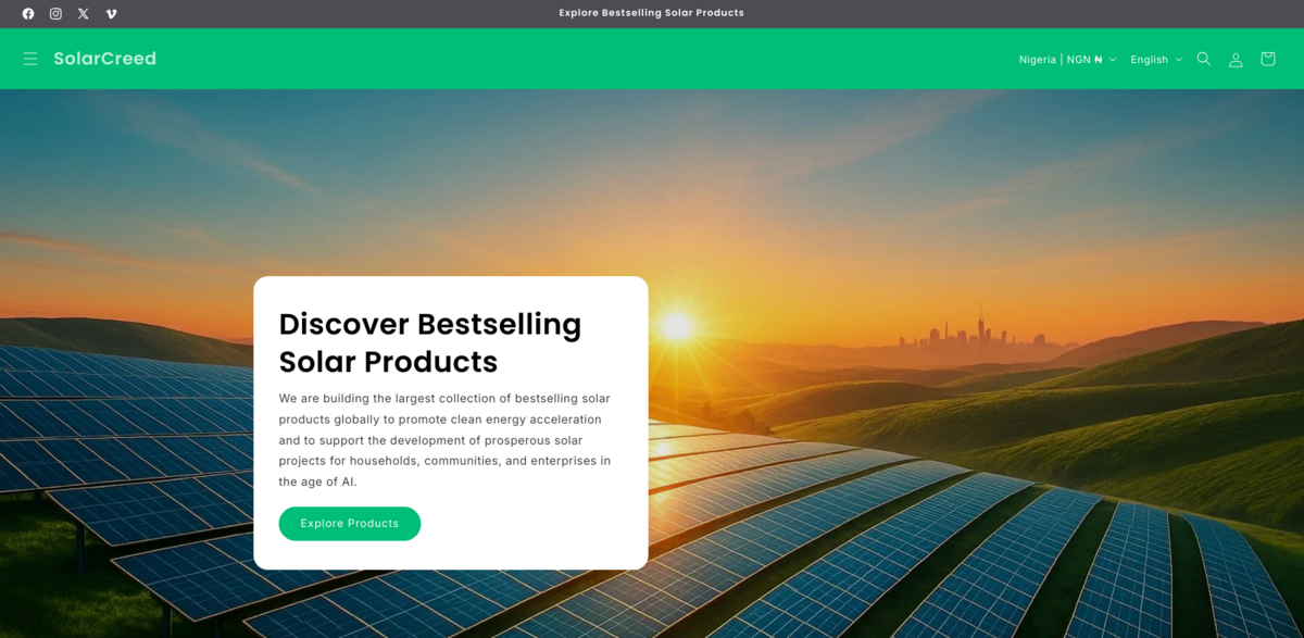 offgrid solar electronics