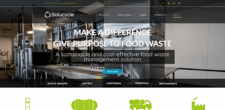 Solucycle™: Efficient Food Waste Management and Recovery Solutions