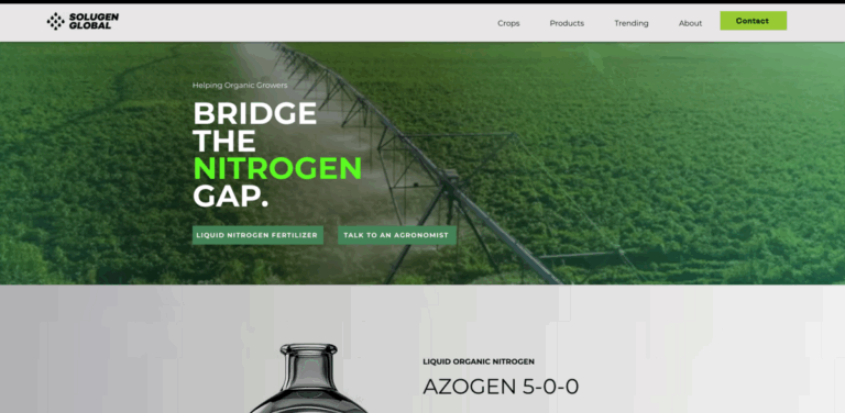 Solugen Global: Innovative Liquid Nitrogen Fertilizer for Organic Growers