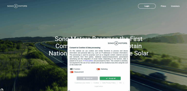 Sono Motors: Integrating Solar Power into Vehicles for Sustainable Mobility