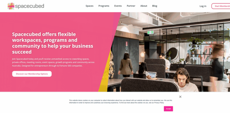 Spacecubed: Flexible Workspaces and Community for Business Success