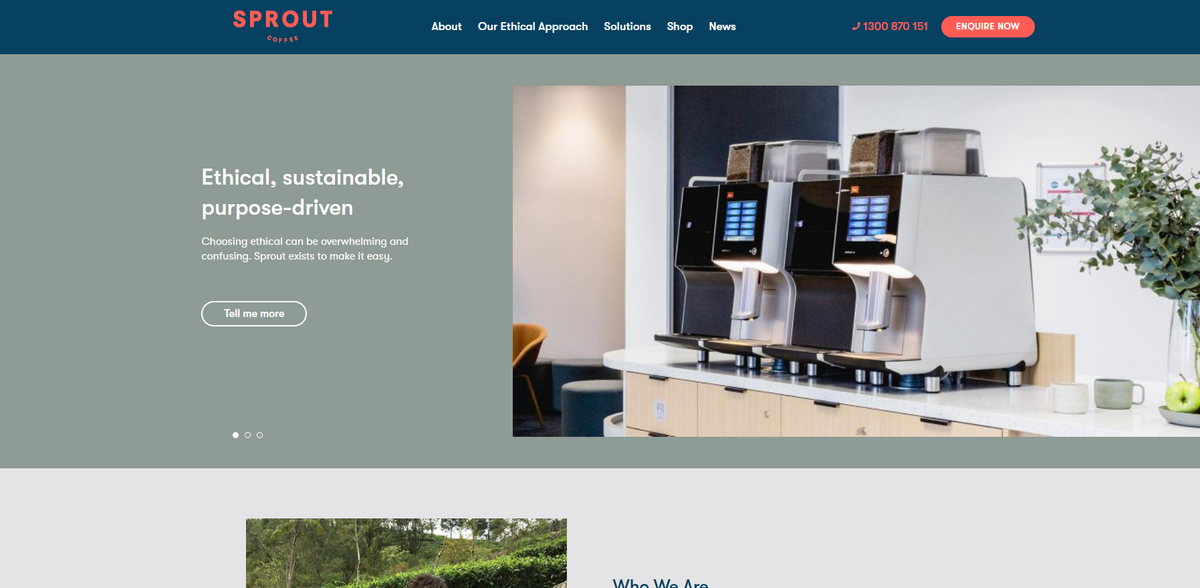 Sprout: Simplifying Ethical Coffee Solutions for Businesses